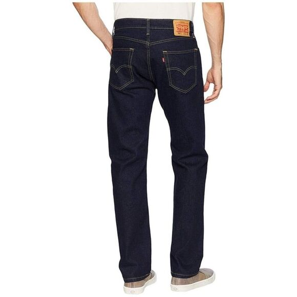 Levi's - 505 Regular Straight Jeans Dark Indigo - size 40 x 32 - Picture 4 of 9